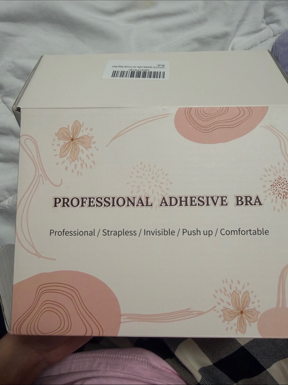 Professional Adhesive Bra - neutral and black Amazon brand never used